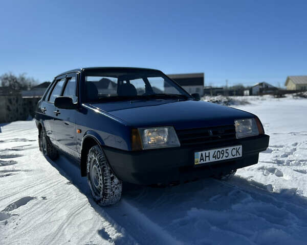 Синий ВАЗ 21099, объемом двигателя 1.6 л и пробегом 129 тыс. км за 2600 $, фото 1 на Automoto.ua