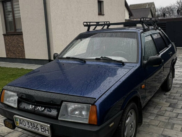 Синий ВАЗ 21099, объемом двигателя 1.6 л и пробегом 163 тыс. км за 1499 $, фото 1 на Automoto.ua