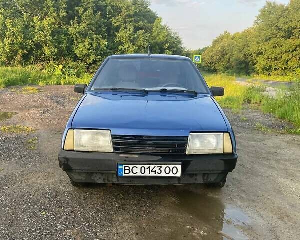 Синий ВАЗ 21099, объемом двигателя 1.6 л и пробегом 194 тыс. км за 1100 $, фото 1 на Automoto.ua