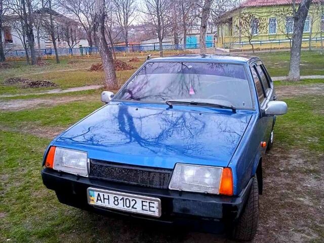 Синий ВАЗ 21099, объемом двигателя 1.6 л и пробегом 260 тыс. км за 1800 $, фото 1 на Automoto.ua