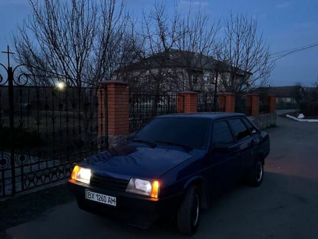 Синий ВАЗ 21099, объемом двигателя 1.6 л и пробегом 3 тыс. км за 1457 $, фото 1 на Automoto.ua