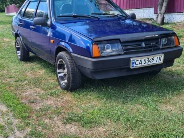 Синий ВАЗ 21099, объемом двигателя 1.6 л и пробегом 124 тыс. км за 2009 $, фото 1 на Automoto.ua