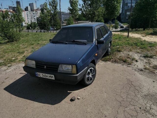 Синий ВАЗ 21099, объемом двигателя 1.6 л и пробегом 163 тыс. км за 3200 $, фото 1 на Automoto.ua
