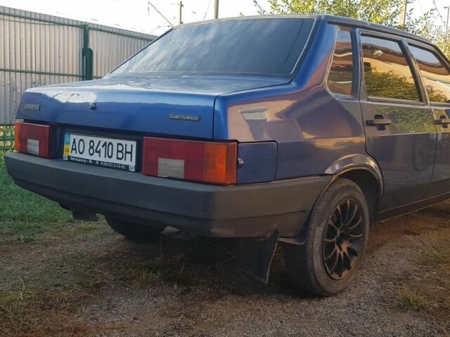 Синій ВАЗ 21099, об'ємом двигуна 1.6 л та пробігом 85 тис. км за 1500 $, фото 1 на Automoto.ua