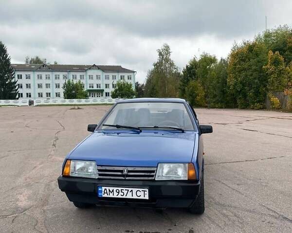 Синий ВАЗ 21099, объемом двигателя 1.6 л и пробегом 167 тыс. км за 1700 $, фото 1 на Automoto.ua