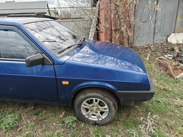 Синій ВАЗ 21099, об'ємом двигуна 1.6 л та пробігом 250 тис. км за 2000 $, фото 1 на Automoto.ua