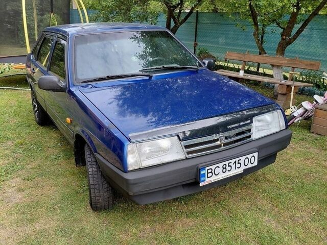 Синий ВАЗ 21099, объемом двигателя 1.6 л и пробегом 180 тыс. км за 1500 $, фото 1 на Automoto.ua