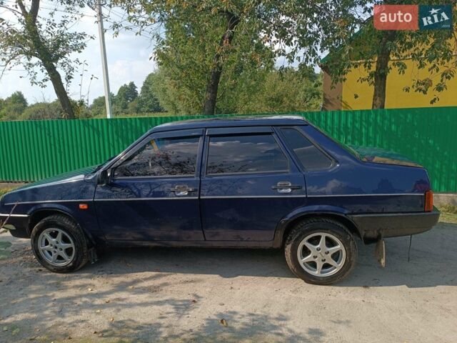 Синий ВАЗ 21099, объемом двигателя 1.6 л и пробегом 93 тыс. км за 2100 $, фото 1 на Automoto.ua