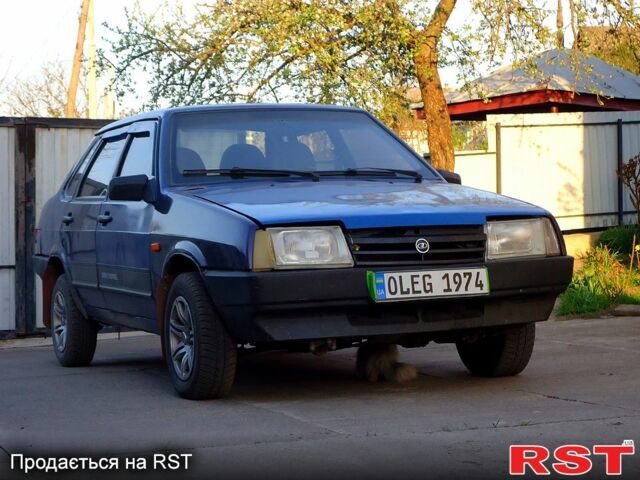 Синій ВАЗ 21099, об'ємом двигуна 16 л та пробігом 0 тис. км за 1100 $, фото 1 на Automoto.ua
