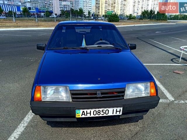Синий ВАЗ 21099, объемом двигателя 1.6 л и пробегом 52 тыс. км за 3200 $, фото 1 на Automoto.ua