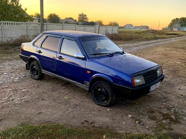 Синій ВАЗ 21099, об'ємом двигуна 1.6 л та пробігом 200 тис. км за 1250 $, фото 1 на Automoto.ua