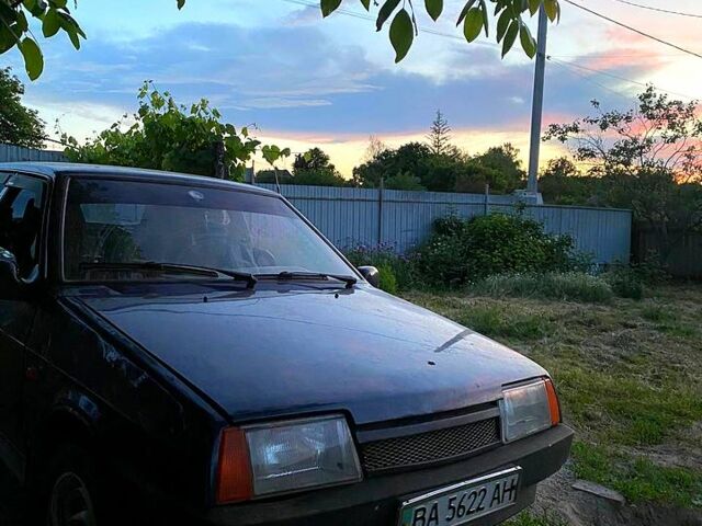 Синий ВАЗ 21099, объемом двигателя 1.6 л и пробегом 165 тыс. км за 600 $, фото 1 на Automoto.ua