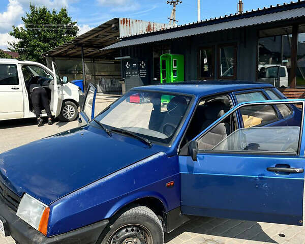 Синий ВАЗ 21099, объемом двигателя 1.6 л и пробегом 163 тыс. км за 1800 $, фото 1 на Automoto.ua
