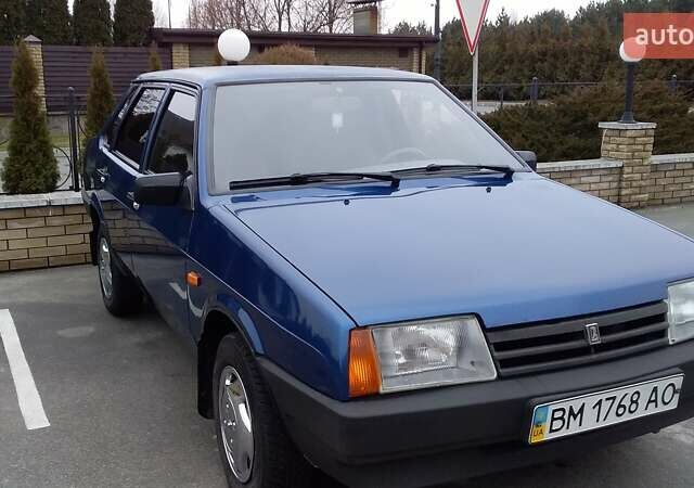 Синий ВАЗ 21099, объемом двигателя 1.6 л и пробегом 169 тыс. км за 3300 $, фото 1 на Automoto.ua