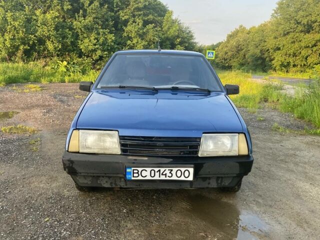Синий ВАЗ 21099, объемом двигателя 1.6 л и пробегом 194 тыс. км за 1100 $, фото 1 на Automoto.ua