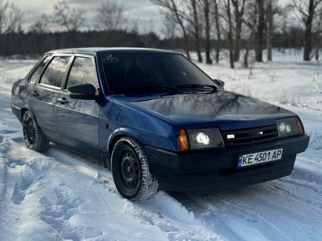 Синій ВАЗ 21099, об'ємом двигуна 1.6 л та пробігом 248 тис. км за 2300 $, фото 1 на Automoto.ua