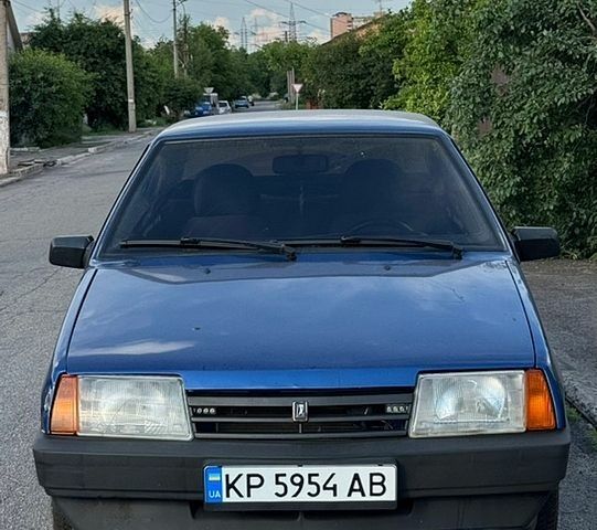 Синий ВАЗ 21099, объемом двигателя 1.6 л и пробегом 252 тыс. км за 1750 $, фото 1 на Automoto.ua