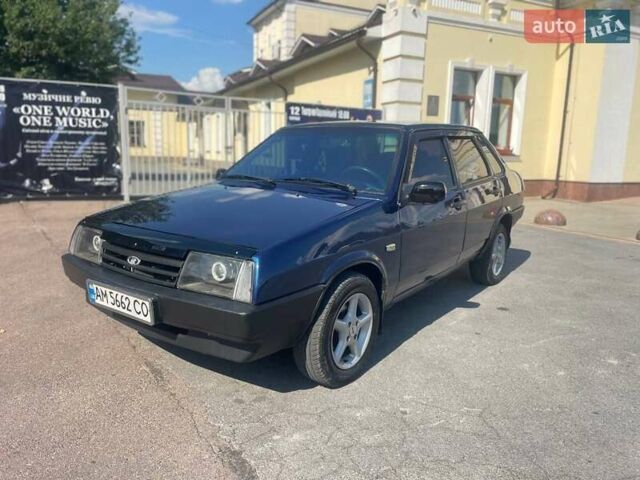 Синій ВАЗ 21099, об'ємом двигуна 1.6 л та пробігом 150 тис. км за 2000 $, фото 1 на Automoto.ua