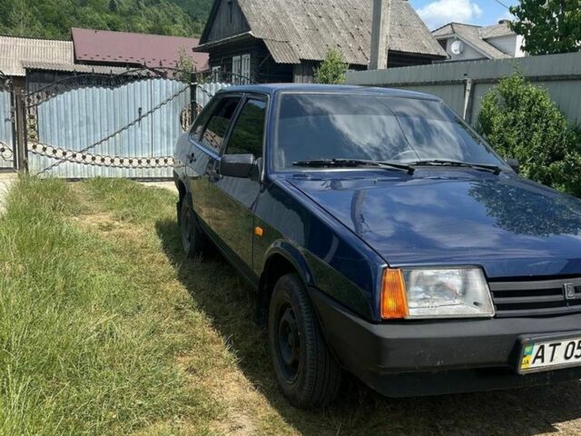 Синий ВАЗ 21099, объемом двигателя 1.6 л и пробегом 123 тыс. км за 1900 $, фото 1 на Automoto.ua