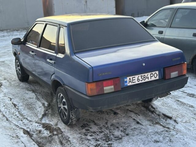 Синий ВАЗ 21099, объемом двигателя 1.6 л и пробегом 200 тыс. км за 1550 $, фото 1 на Automoto.ua