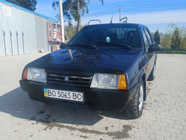 Синий ВАЗ 21099, объемом двигателя 1.6 л и пробегом 205 тыс. км за 1300 $, фото 1 на Automoto.ua