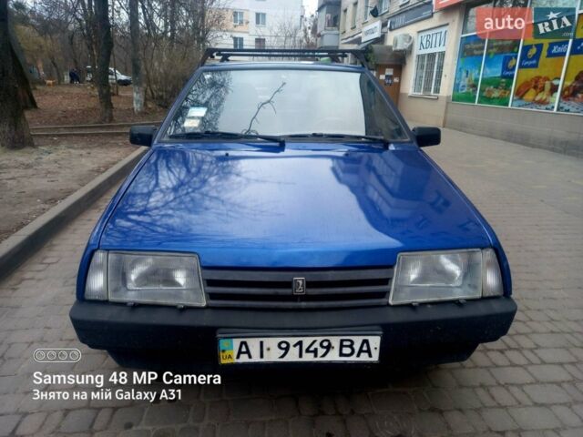Синий ВАЗ 21099, объемом двигателя 1.6 л и пробегом 202 тыс. км за 3333 $, фото 1 на Automoto.ua