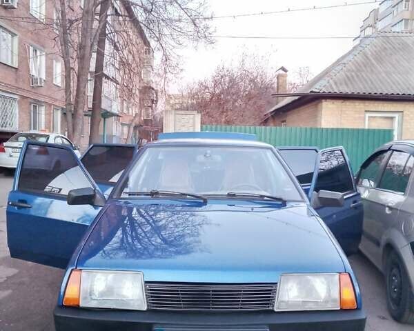 Синий ВАЗ 21099, объемом двигателя 1.6 л и пробегом 113 тыс. км за 2800 $, фото 1 на Automoto.ua