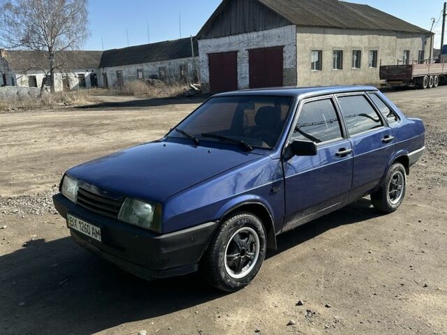 Синій ВАЗ 21099, об'ємом двигуна 1.6 л та пробігом 160 тис. км за 1350 $, фото 1 на Automoto.ua