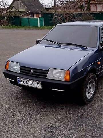 Синий ВАЗ 21099, объемом двигателя 1.6 л и пробегом 195 тыс. км за 2150 $, фото 1 на Automoto.ua