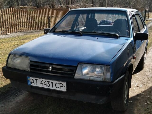 Синий ВАЗ 21099, объемом двигателя 1.6 л и пробегом 210 тыс. км за 1550 $, фото 1 на Automoto.ua