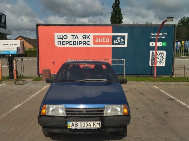 Синий ВАЗ 21099, объемом двигателя 1.6 л и пробегом 154 тыс. км за 2200 $, фото 1 на Automoto.ua