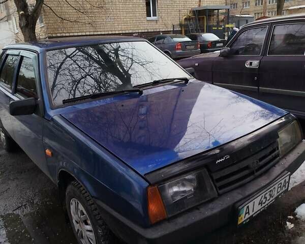 Синий ВАЗ 21099, объемом двигателя 1.6 л и пробегом 188 тыс. км за 1650 $, фото 1 на Automoto.ua