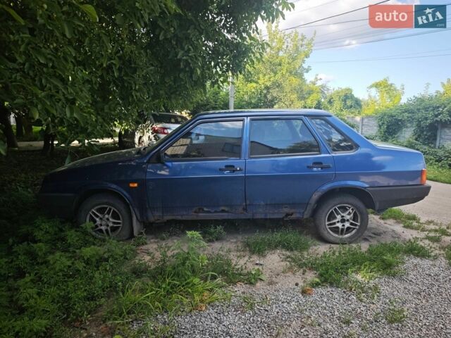 Синий ВАЗ 21099, объемом двигателя 1.6 л и пробегом 160 тыс. км за 1200 $, фото 1 на Automoto.ua