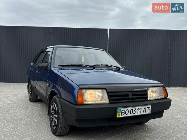 Синий ВАЗ 21099, объемом двигателя 1.6 л и пробегом 174 тыс. км за 1550 $, фото 1 на Automoto.ua