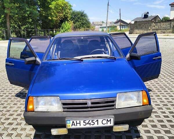 Синий ВАЗ 21099, объемом двигателя 1.6 л и пробегом 167 тыс. км за 1500 $, фото 1 на Automoto.ua