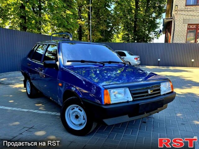 Синий ВАЗ 21099, объемом двигателя 1.5 л и пробегом 93 тыс. км за 2850 $, фото 1 на Automoto.ua