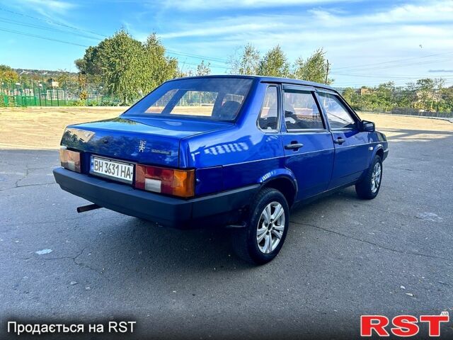 Синий ВАЗ 21099, объемом двигателя 1.6 л и пробегом 150 тыс. км за 2200 $, фото 1 на Automoto.ua