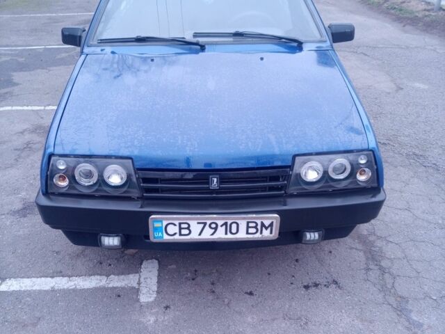 Синий ВАЗ 21099, объемом двигателя 1.6 л и пробегом 202 тыс. км за 2100 $, фото 1 на Automoto.ua