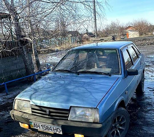 Синий ВАЗ 21099, объемом двигателя 1.5 л и пробегом 0 тыс. км за 1050 $, фото 1 на Automoto.ua