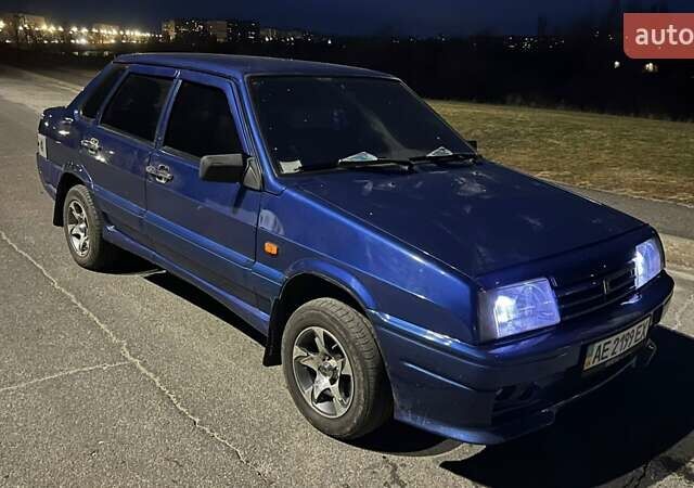 Синій ВАЗ 21099, об'ємом двигуна 1.6 л та пробігом 111 тис. км за 2300 $, фото 1 на Automoto.ua