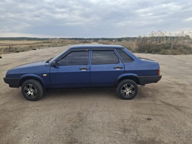 Синий ВАЗ 21099, объемом двигателя 0 л и пробегом 345 тыс. км за 1850 $, фото 1 на Automoto.ua