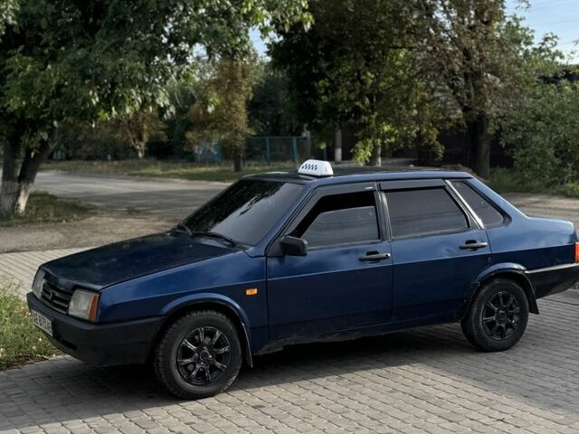 Синий ВАЗ 21099, объемом двигателя 1.5 л и пробегом 77 тыс. км за 1454 $, фото 1 на Automoto.ua