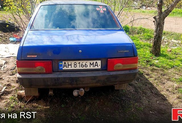 Синий ВАЗ 21099, объемом двигателя 1.6 л и пробегом 150 тыс. км за 910 $, фото 1 на Automoto.ua