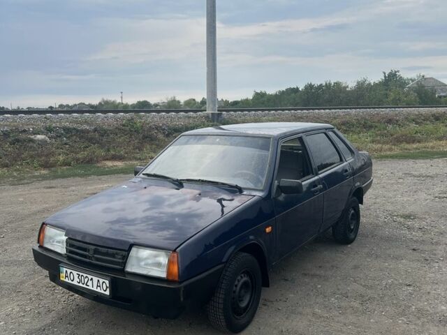 Синий ВАЗ 21099, объемом двигателя 1.6 л и пробегом 170 тыс. км за 673 $, фото 1 на Automoto.ua