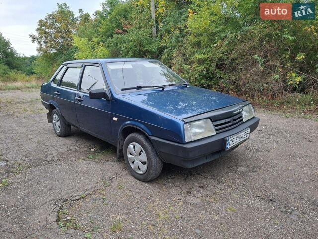 Синий ВАЗ 21099, объемом двигателя 1.6 л и пробегом 300 тыс. км за 1200 $, фото 1 на Automoto.ua