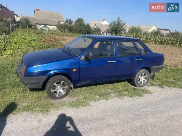 Синий ВАЗ 21099, объемом двигателя 1.6 л и пробегом 110 тыс. км за 1500 $, фото 1 на Automoto.ua
