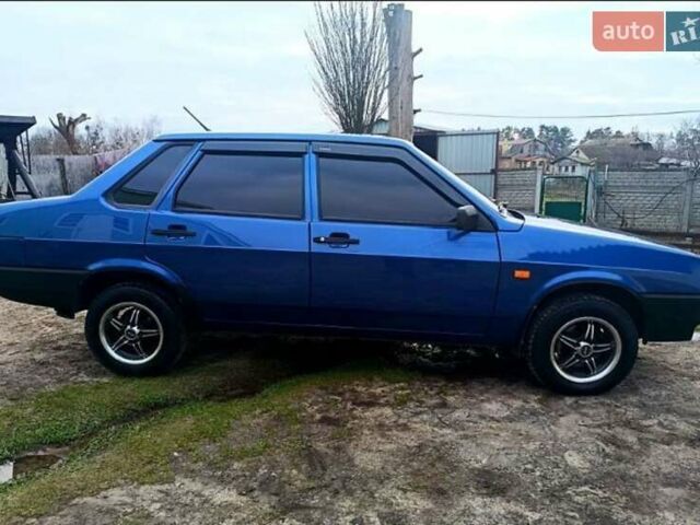 Синий ВАЗ 21099, объемом двигателя 1.6 л и пробегом 95 тыс. км за 1200 $, фото 1 на Automoto.ua