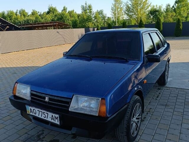 Синий ВАЗ 21099, объемом двигателя 1.6 л и пробегом 118 тыс. км за 1800 $, фото 1 на Automoto.ua