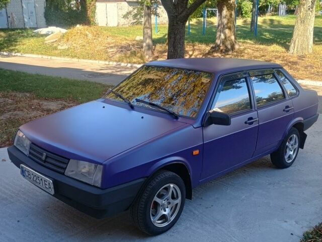 Синий ВАЗ 21099, объемом двигателя 1.6 л и пробегом 212 тыс. км за 2500 $, фото 1 на Automoto.ua
