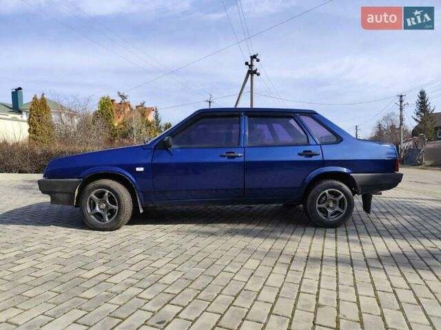Синий ВАЗ 21099, объемом двигателя 1.6 л и пробегом 200 тыс. км за 1650 $, фото 1 на Automoto.ua